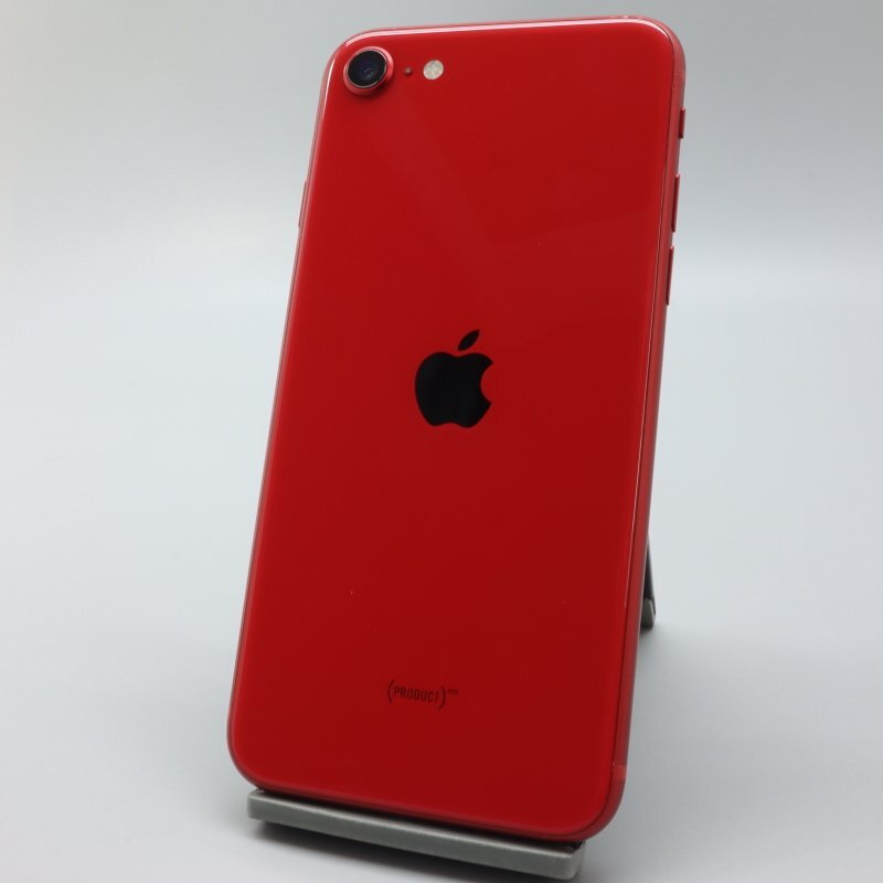 Apple iPhoneSE 64GB (第2世代) (PRODUCT)RED A2296 MHGR3J/A バッテリ86% ■SIMフリー★Joshin6898【1円開始・送料無料】_画像1
