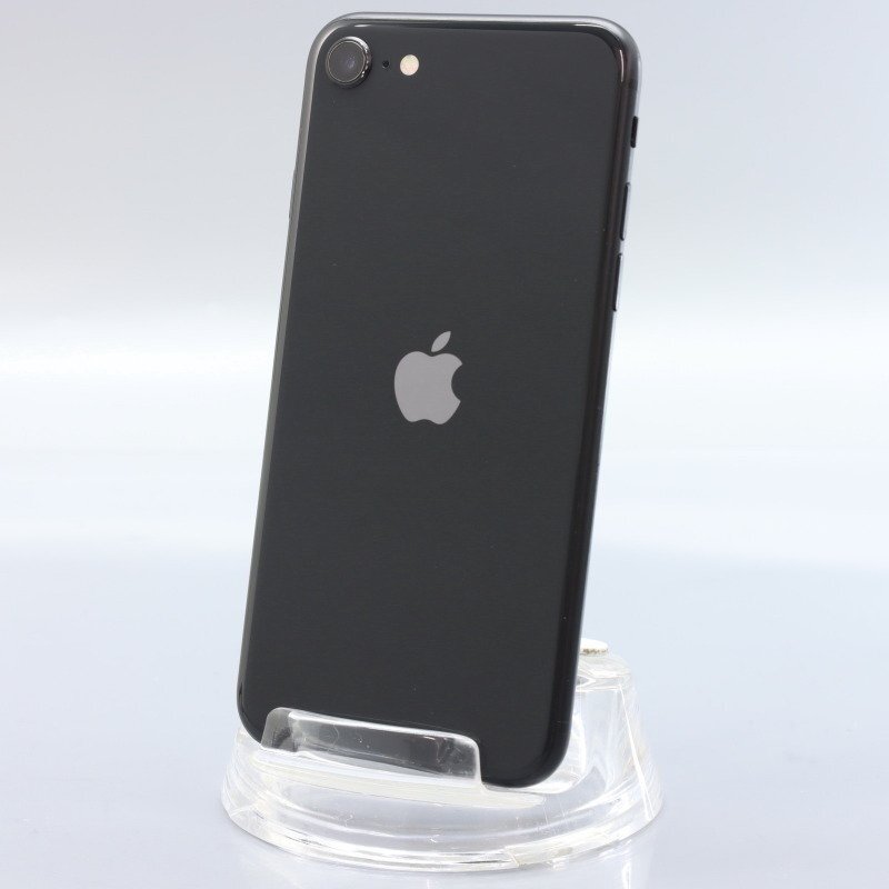 Apple iPhoneSE 64GB (第2世代) Black A2296 MHGP3J/A バッテリ84% ■SIMフリー★Joshin8008【1円開始・送料無料】_画像1