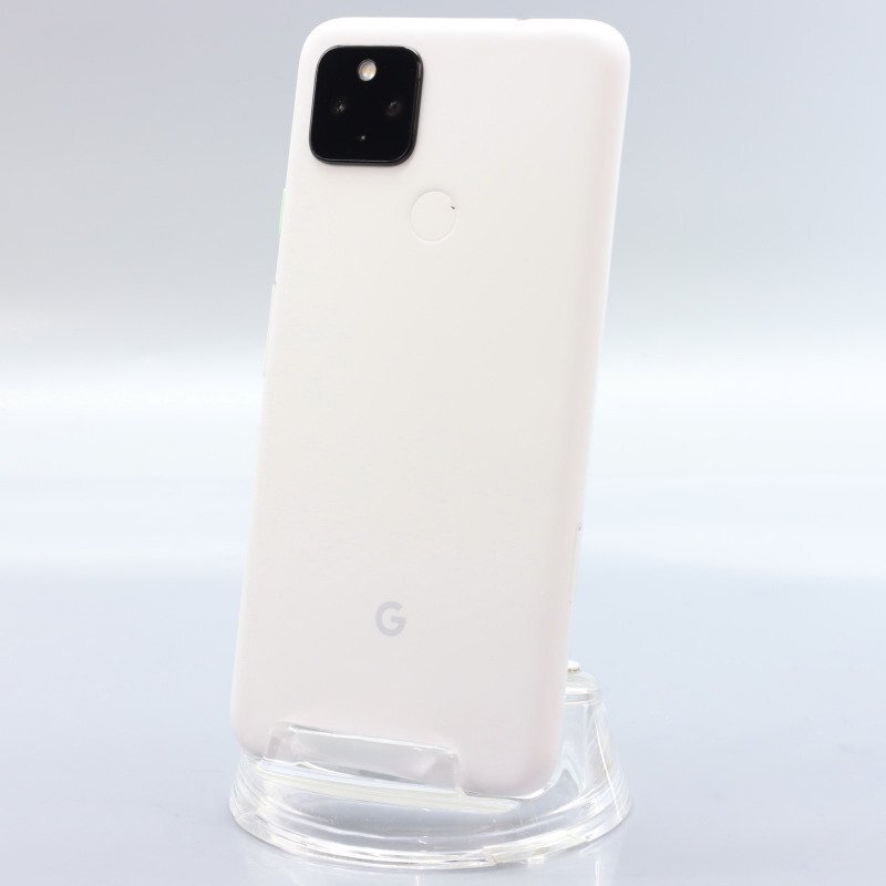 Google Pixel4a(5G) 128GB Clearly White ■ソフトバンク★Joshin0671【1円開始・送料無料】_画像1