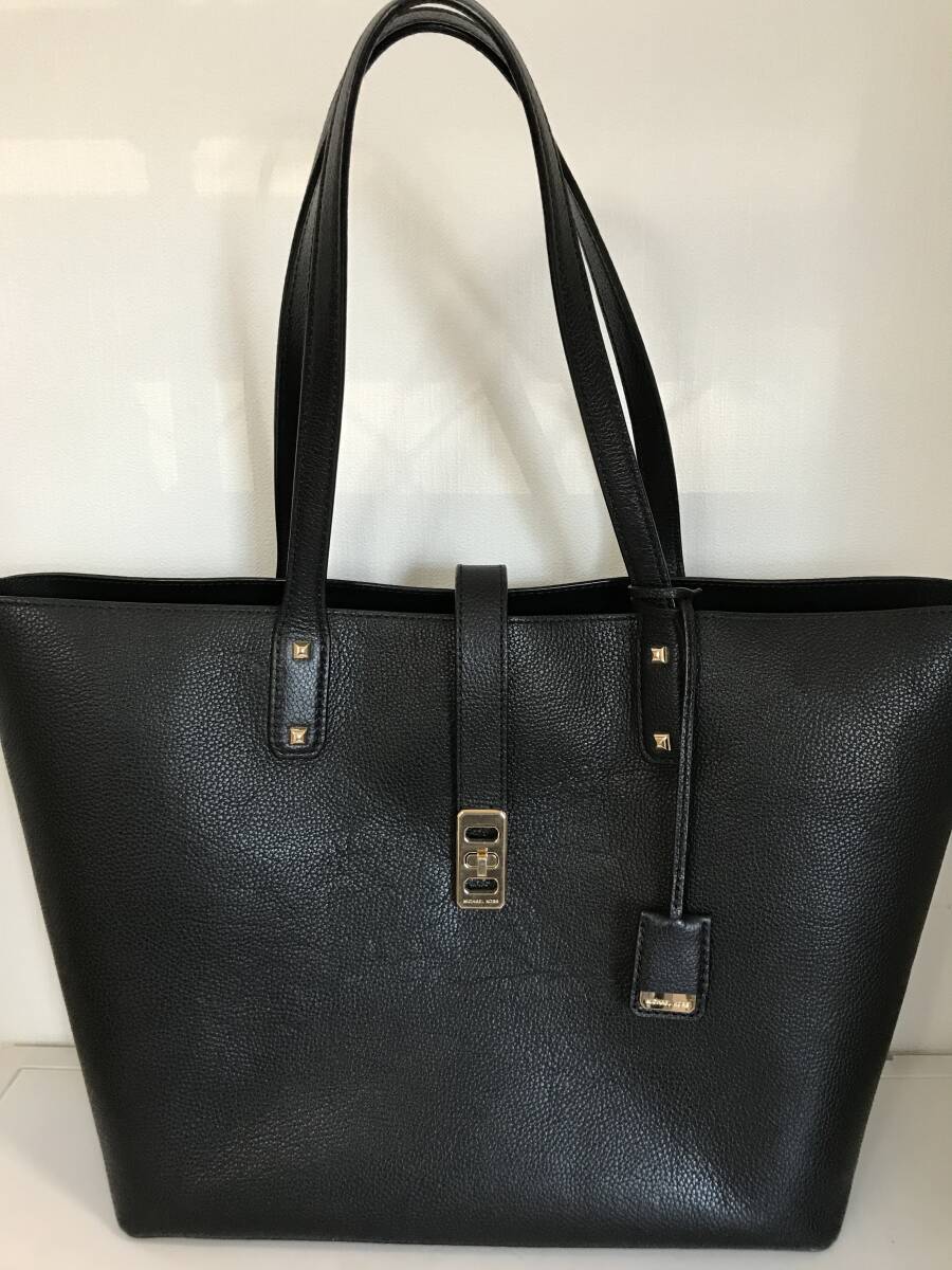 ★美品★MICHAEL KORS マイケルコース　トートバッグ　黒_画像1