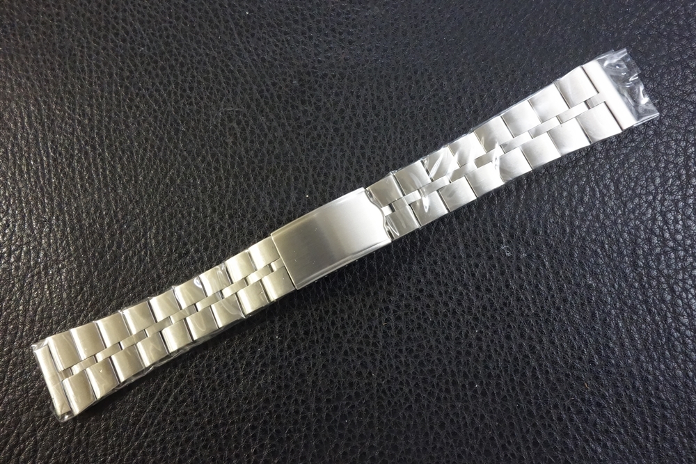 SEIKO Speed Timer 5Sports BRACELET 6138-0040 茶黒ウマ用 Stainless 新品 社外品 アンティーク クロノグラフ ベルト ツノ