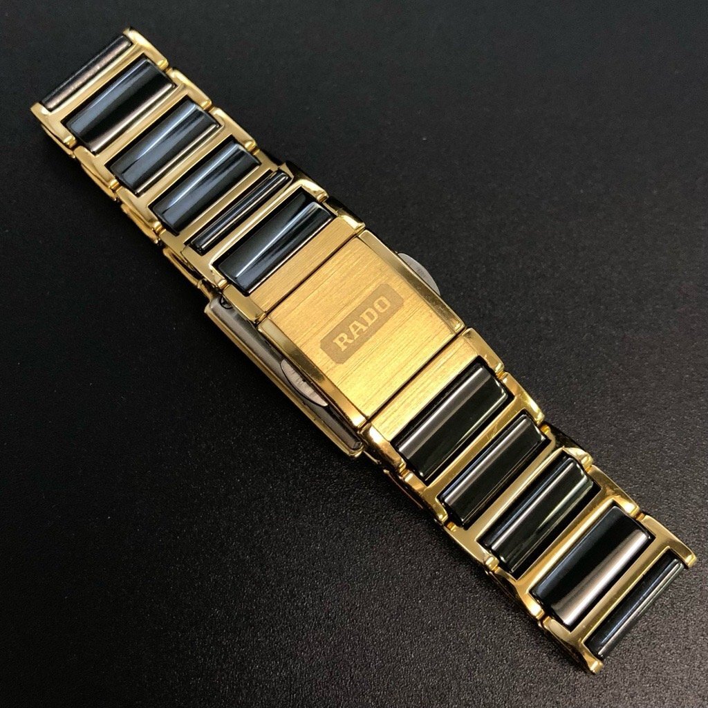  работа прекрасный товар RADO Rado DIASTAR Diastar BT заменен наручные часы Gold / чёрный циферблат 153.0383.3 QZ женский часы стандартный товар гарантия максимальное снижение нет 