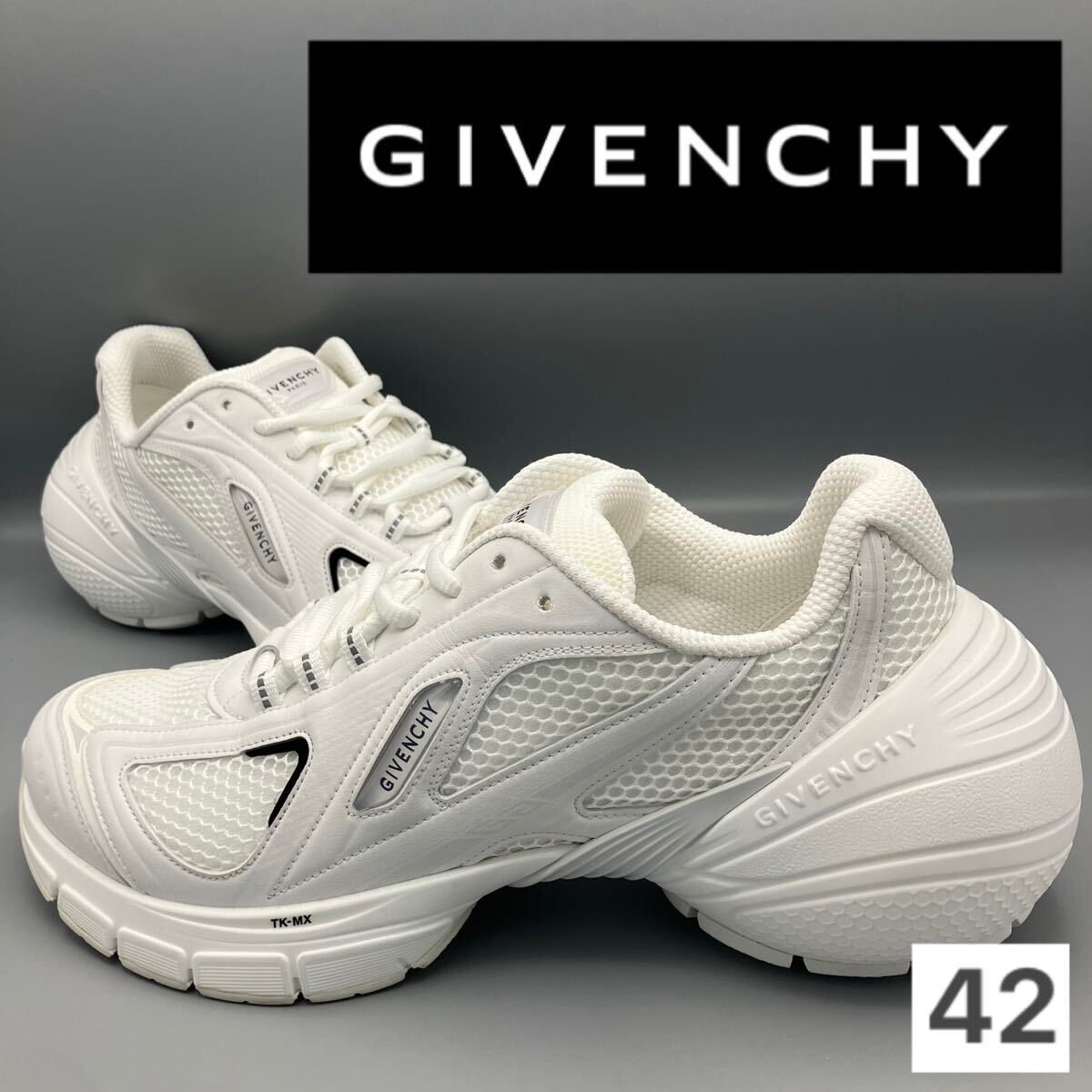 ◇未使用 42.0 jp27.5 GIVENCHY スニーカー TK-MX WH ◇未使用 42.0 jp27.5 GIVENCHY スニーカー TK-MX WH