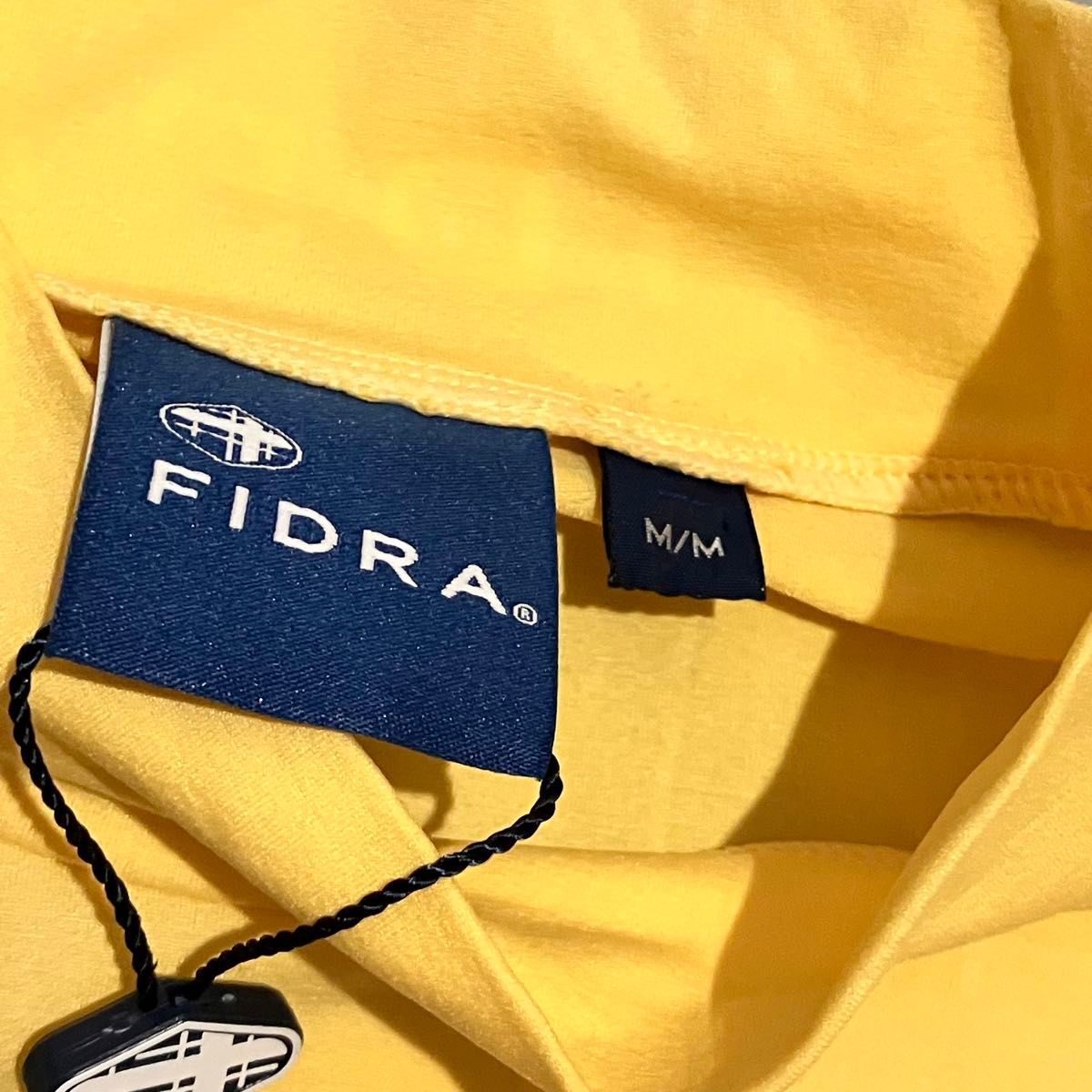 X711 未使用 フィドラ FIDRA 半袖シャツ モックネック ゴルフウェア レディース M 冷感 FD5MUG16 C30