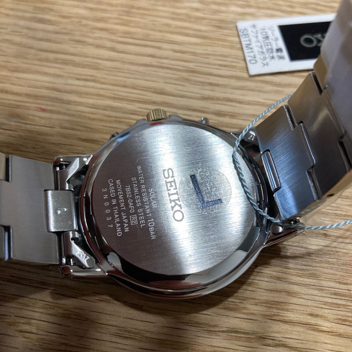 1円〜 新品未使用 SEIKO セレクション 腕時計 ソーラー電波10気圧防水 サファイアガラス SBTM170 7B52-0AF0 R2 メンズ セイコーウォッチの画像5