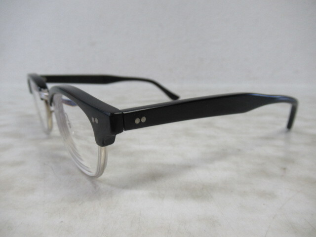 ◆S606.金子眼鏡 VINTAGE ヴィンテージ KV-27 R-TITANIUM 日本製 眼鏡 メガネ 度入り/中古_画像2