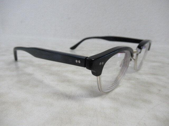 ◆S606.金子眼鏡 VINTAGE ヴィンテージ KV-27 R-TITANIUM 日本製 眼鏡 メガネ 度入り/中古_画像3