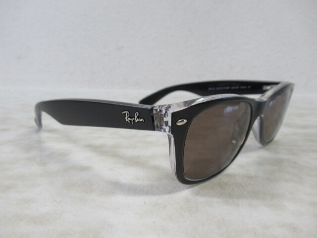 ◆S463.Ray Ban レイバン RB 2132 NEW WAYFARER ニューウェイファーラー 6052/58 眼鏡 メガネ 度入り/中古_画像3