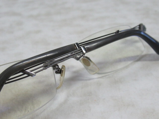 ◆S301.Charmant シャルマン LineArt XL 1025 GR Titan 日本製 眼鏡 メガネ 度入り/中古_画像8