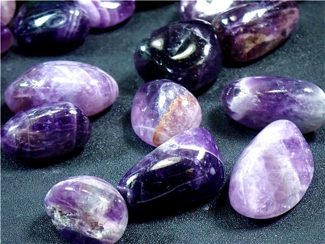 天然～愛の守護石～夢幻紫水晶アメジストチップ178G11-17G11Zの画像9
