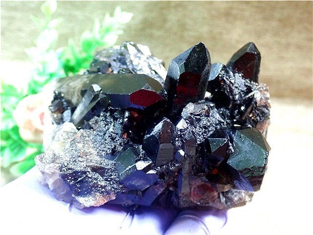 AAA級【魔除け】◆天然モリオン(黒水晶）クラスター179C6-43C95D_画像2