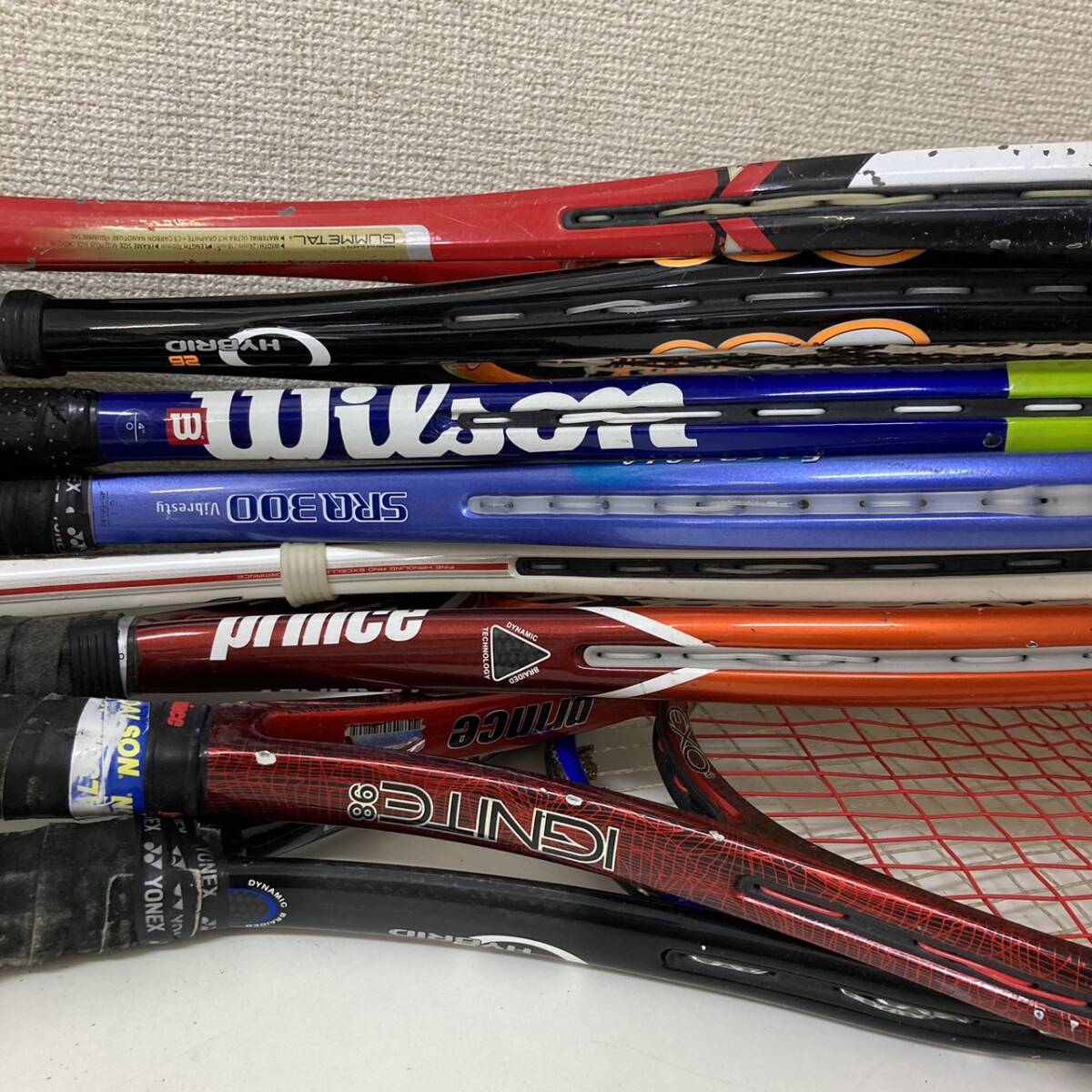 [5-65]テニスラケット まとめ 11本 YONEX prince SPALDING MIZUNO YAMAHAの画像4