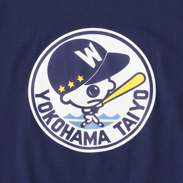  new goods M size * Taiyou ho e-ruz marine kun T-shirt (me Toro blue ) lamp ...70 year memory 1978WHALES Yokohama DeNA Bay Star z