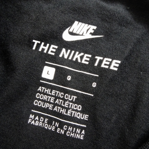 NIKE Nike новый товар TOKYOsushu Logo хлопок 100% короткий рукав футболка DA8858 010 L ^008Vkkf0098b