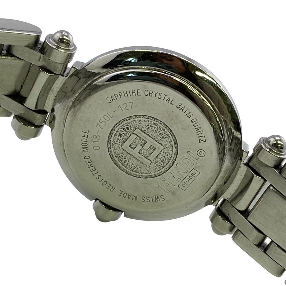 FENDI/フェンディ 018 750L 127 クォーツ ステンレススチール 腕時計 シルバー レディース ブランド