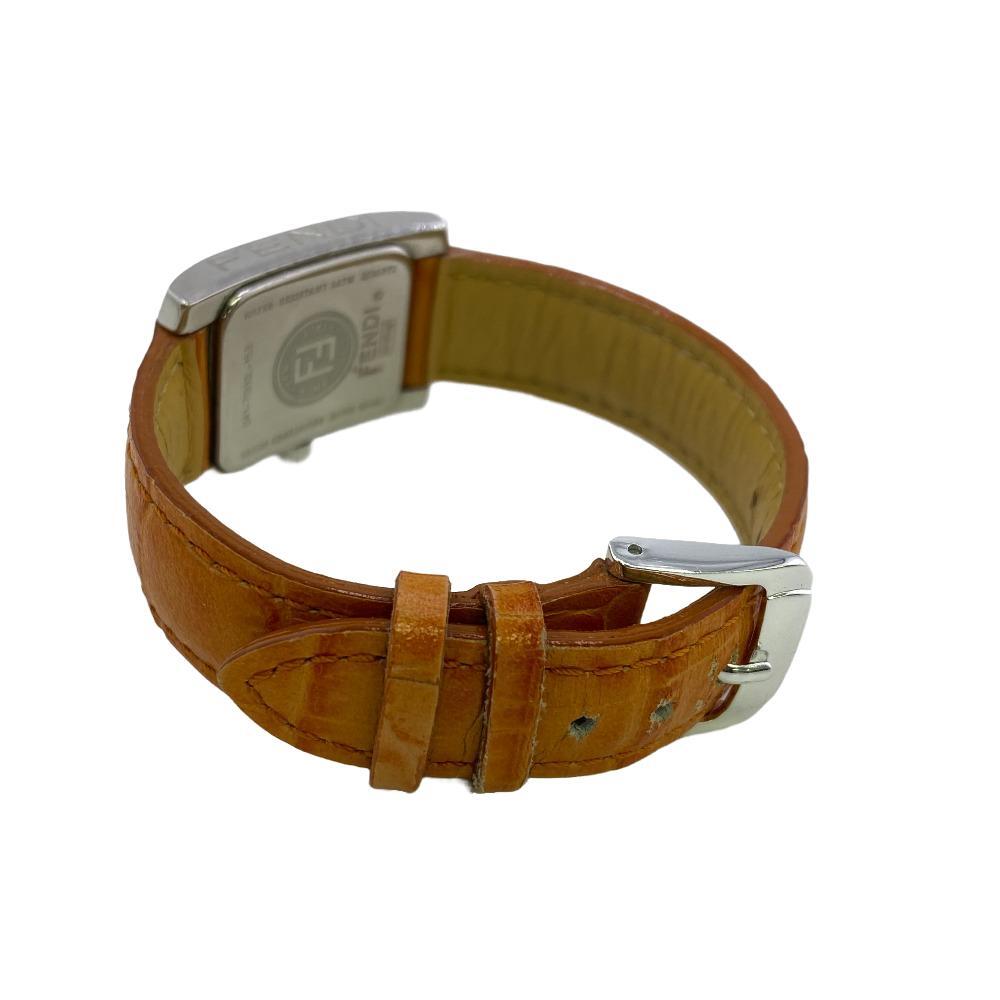 FENDI/フェンディ 040-7000L-153 クオーツ 型押しレザー ステンレススチール 腕時計 レディース ブランド