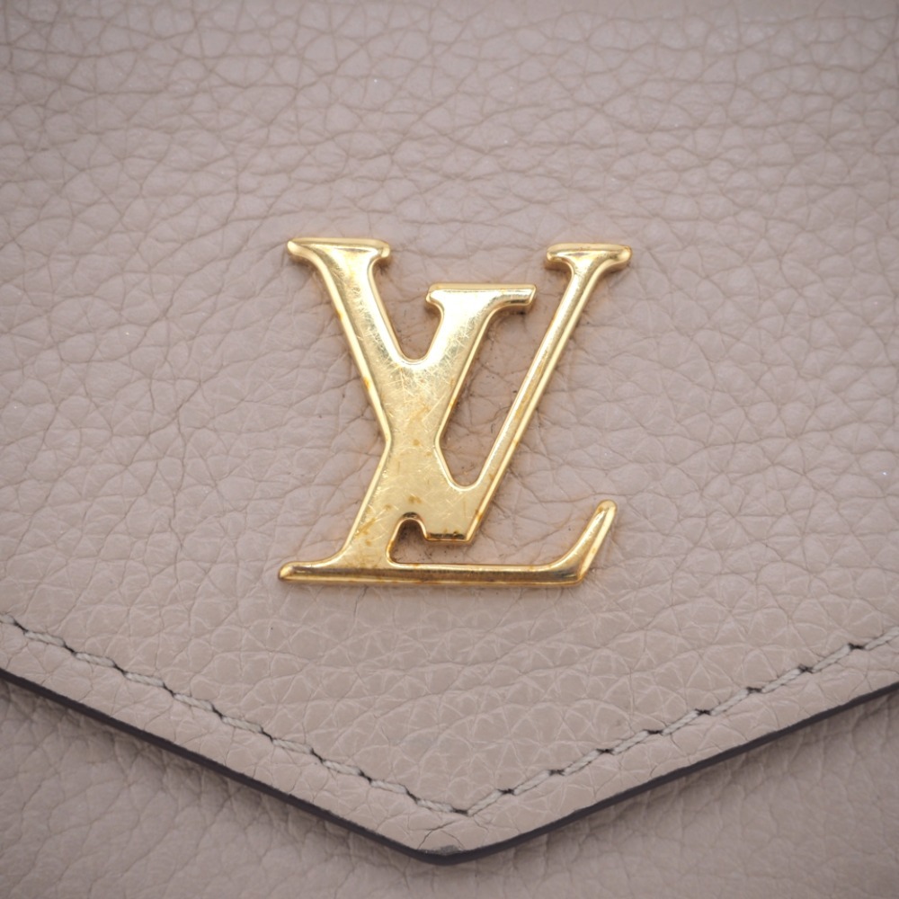 LOUIS VUITTON/ルイヴィトン ビトン M69340 トリヨン ポルトフォイユロックミニ トリヨン 三つ折り財布 ベージュ レディース ブランド_画像7