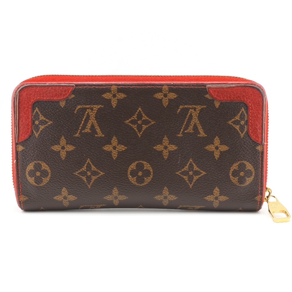 LOUIS VUITTON/ルイヴィトン ビトン M61854 ジッピーウォレット レティーロ ラウンドファスナー モノグラム モノグラム 長財布 ブランド_画像2