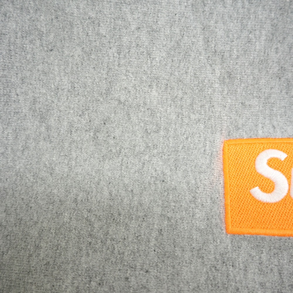 Supreme/シュプリーム Box Logo Hooded Sweatshirt 17AW コットン パーカー グレー メンズ ブランド
