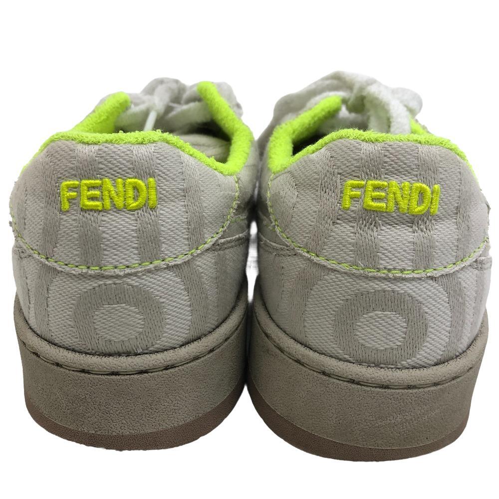 FENDI/フェンディ 7E1495 ファブリック FENDI MATCH スニーカー イエロー メンズ ブランド_画像3