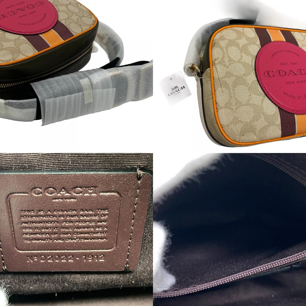 COACH/コーチ 1912 DEMPSEY CAMERA BAG アウトレット シグネチャー IMR1U キャンバス ショルダーバッグ ベージュ レディース ブランド_画像9