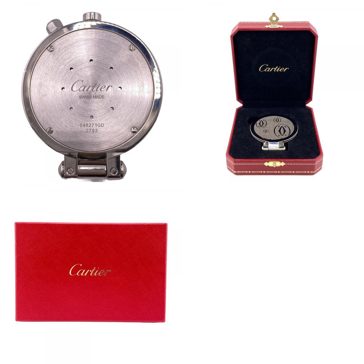 CARTIER/カルティエ トラベルクロック マストライン 置時計 CARTIER/カルティエ トラベルクロック マストライン 置時計