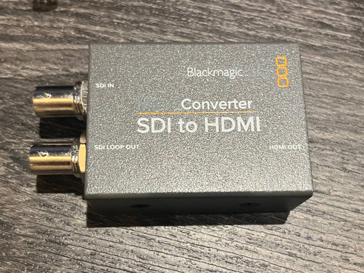 【Blackmagic Design】SDI to HDMI コンバーター（パワーサプライ付き）【使用1回/極美品】の画像6