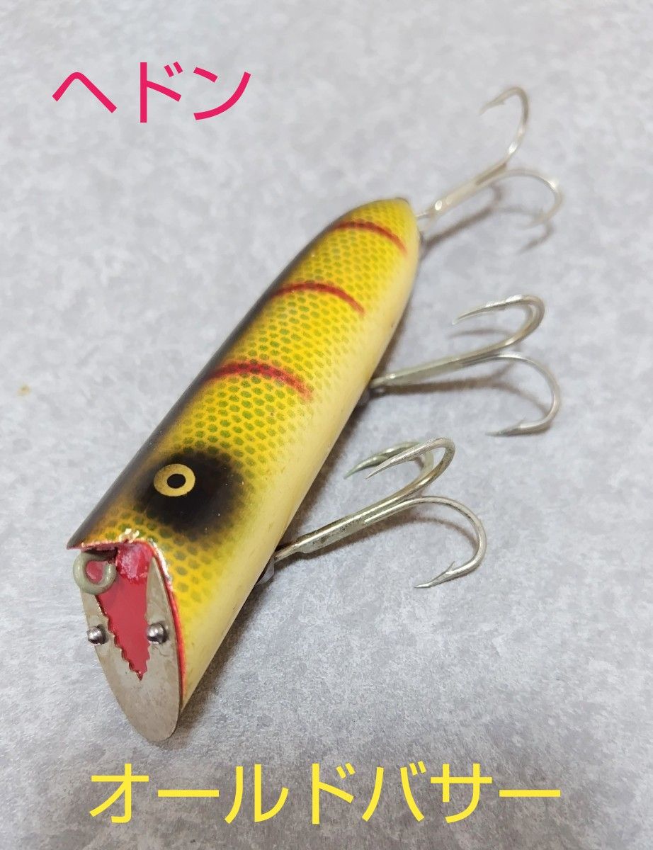 希少 オールド ヘドン バサー オールドバサー heddon old ウッド 希少 オールド ヘドン バサー オールドバサー heddon old ウッド