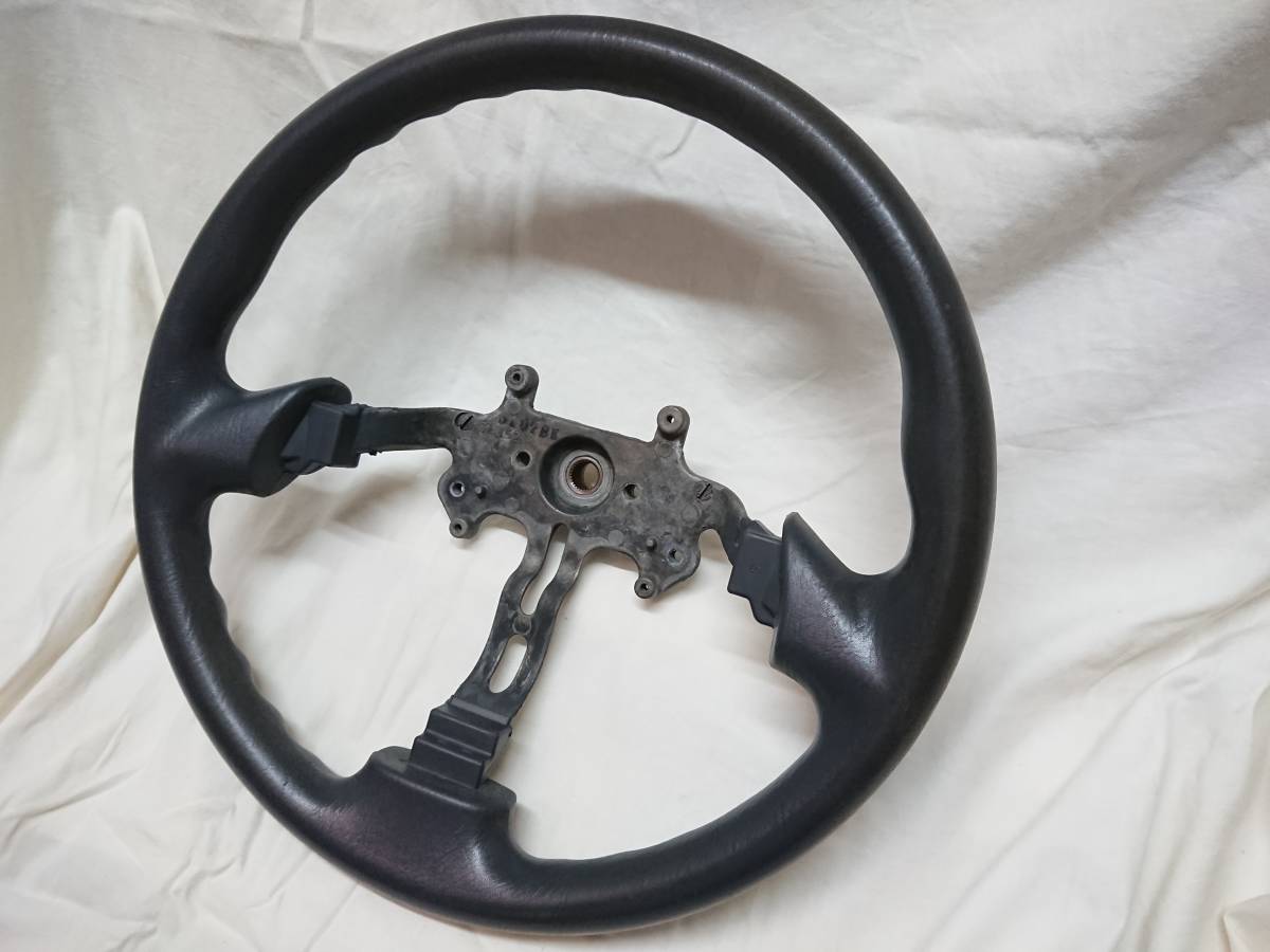 [ free shipping ]2005 year ( Heisei era 17 year ) type Jimny JB23W 6 type? used original steering gear steering wheel 