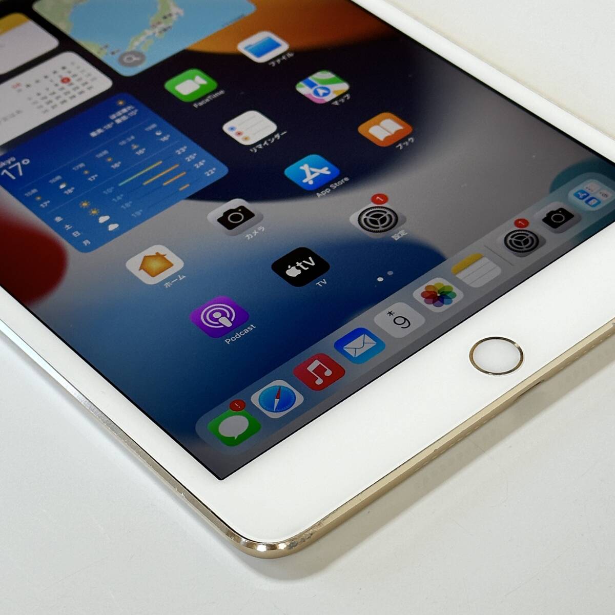 Apple SIMフリー iPad mini 4 ゴールド 128GB NK782J/A Wi-Fi+Cellular アクティベーションロック解除済の画像4