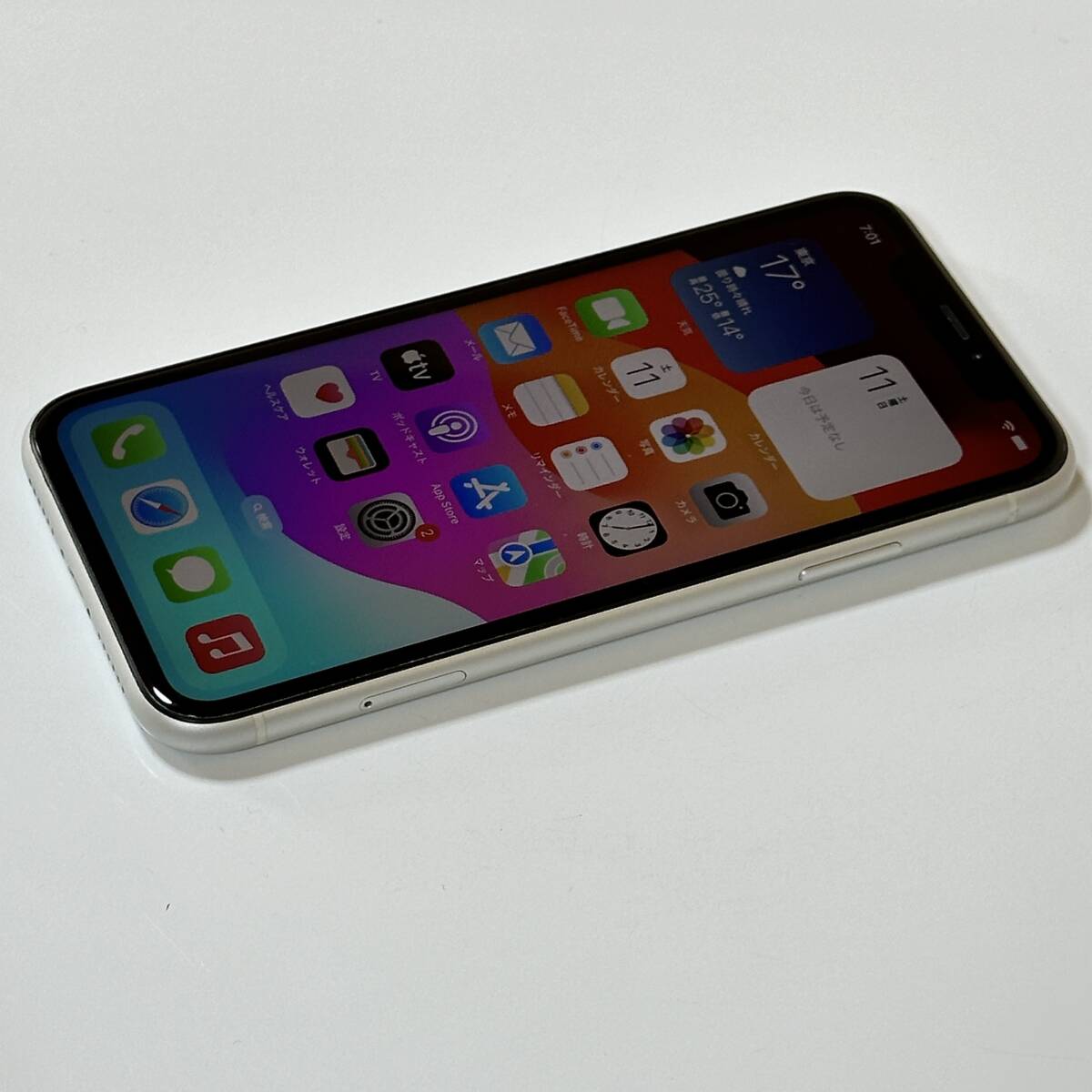 SIMフリー iPhone XR ホワイト 64GB MT032J/A バッテリー新品交換済 アクティベーションロック解除済_画像5