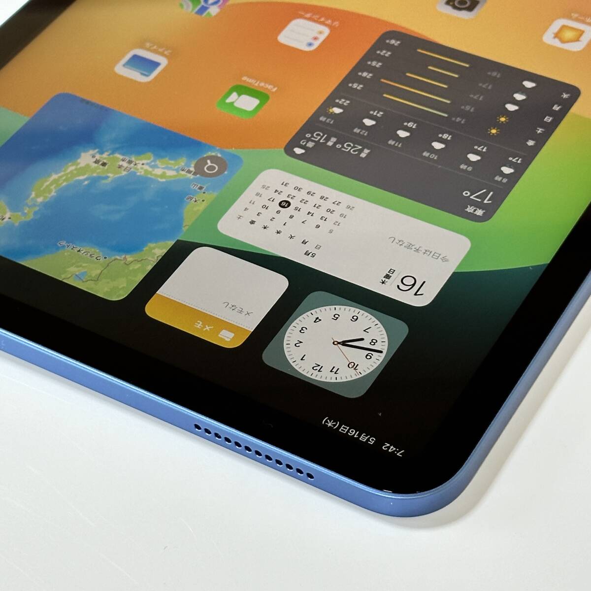 (極美品) Apple iPad (第10世代) ブルー 64GB MPQ13J/A Wi-Fiモデル iOS17.5 アクティベーションロック解除済_画像7