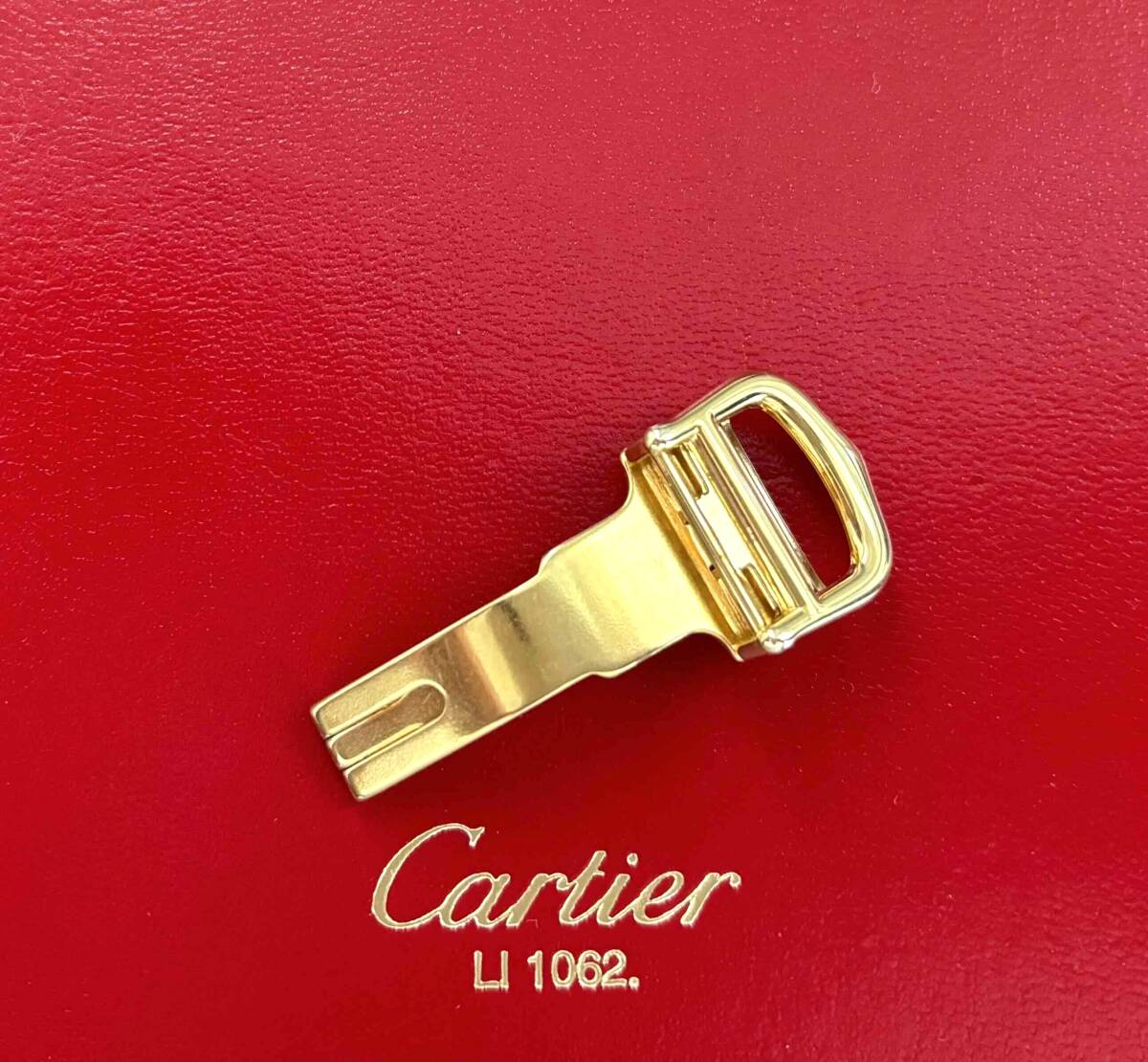 ★カルティエ Cartier バックル １４ミリ Ｋ１８ＧＰ★美品★の画像1