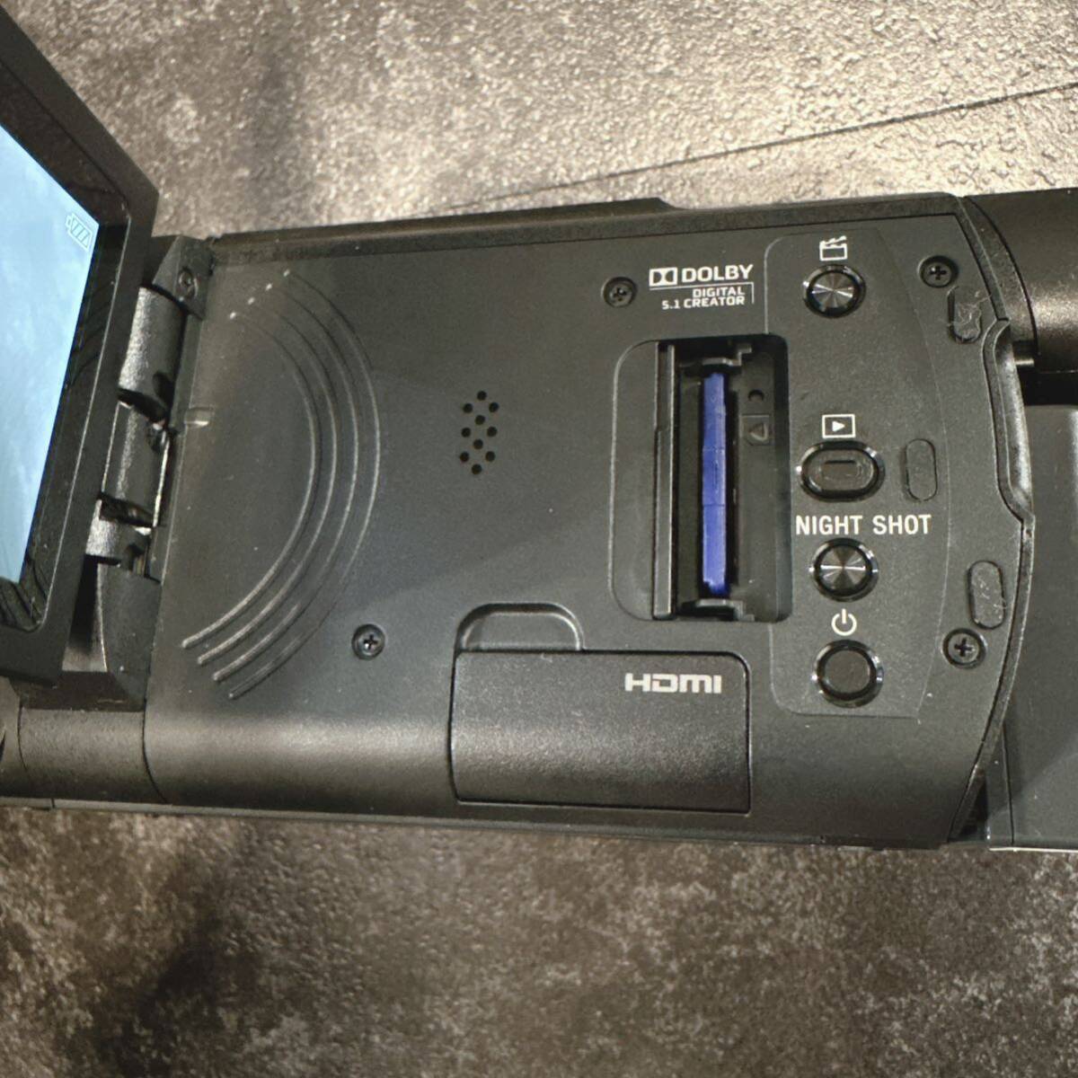 【1円スタート】SONY デジタルビデオカメラ ハンディカム ソニー ビデオカメラ Handycam FDR-AX60ブラック _画像8