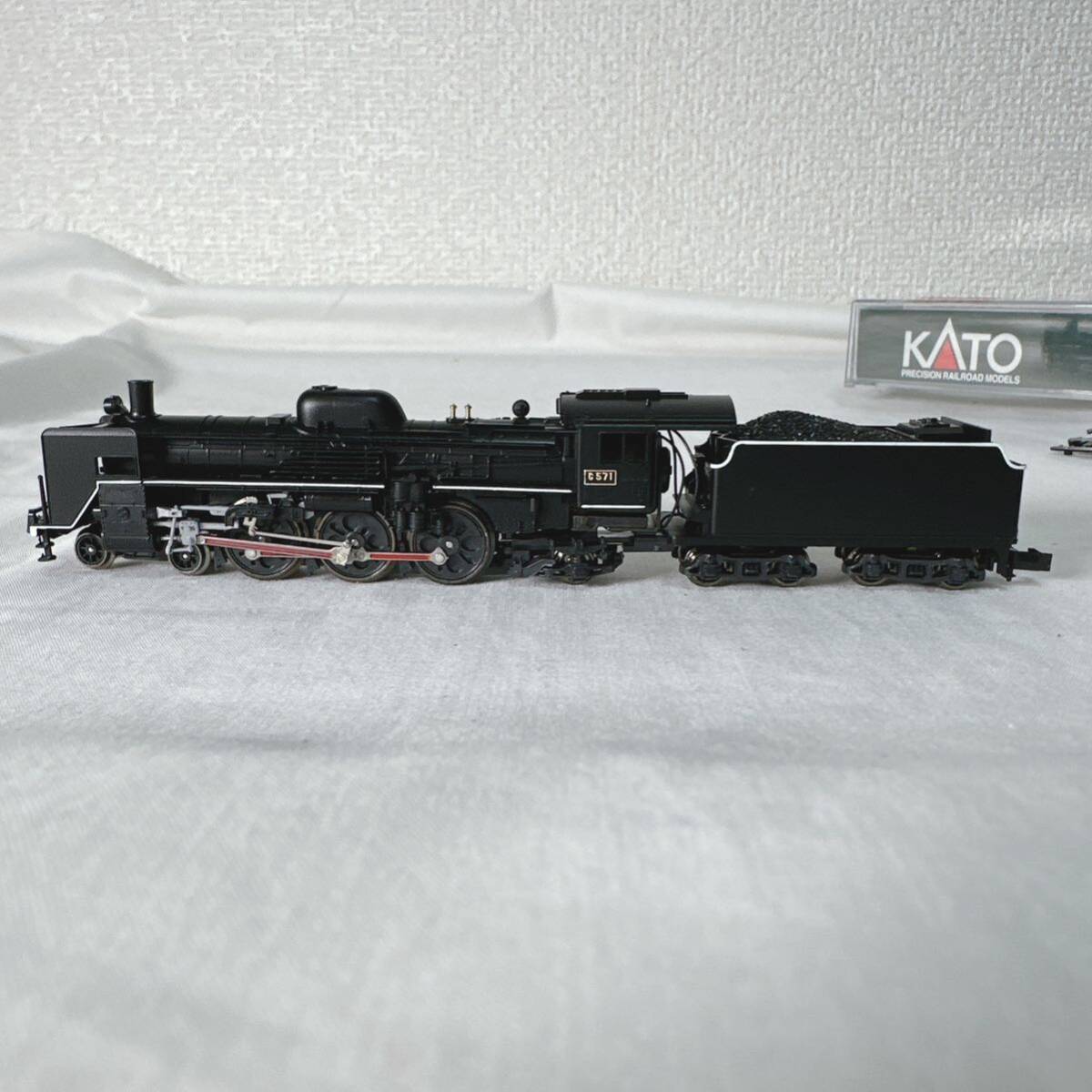 【1円スタート】蒸気機関車 Nゲージ KATO カトー 鉄道模型 C-57 山口号タイプ_画像5