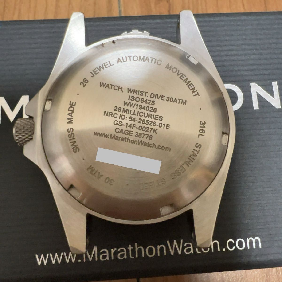 腕時計 自動巻 MARATHON GSAR 36mm Automatic Divers WW194026 マラソン オマケ付き