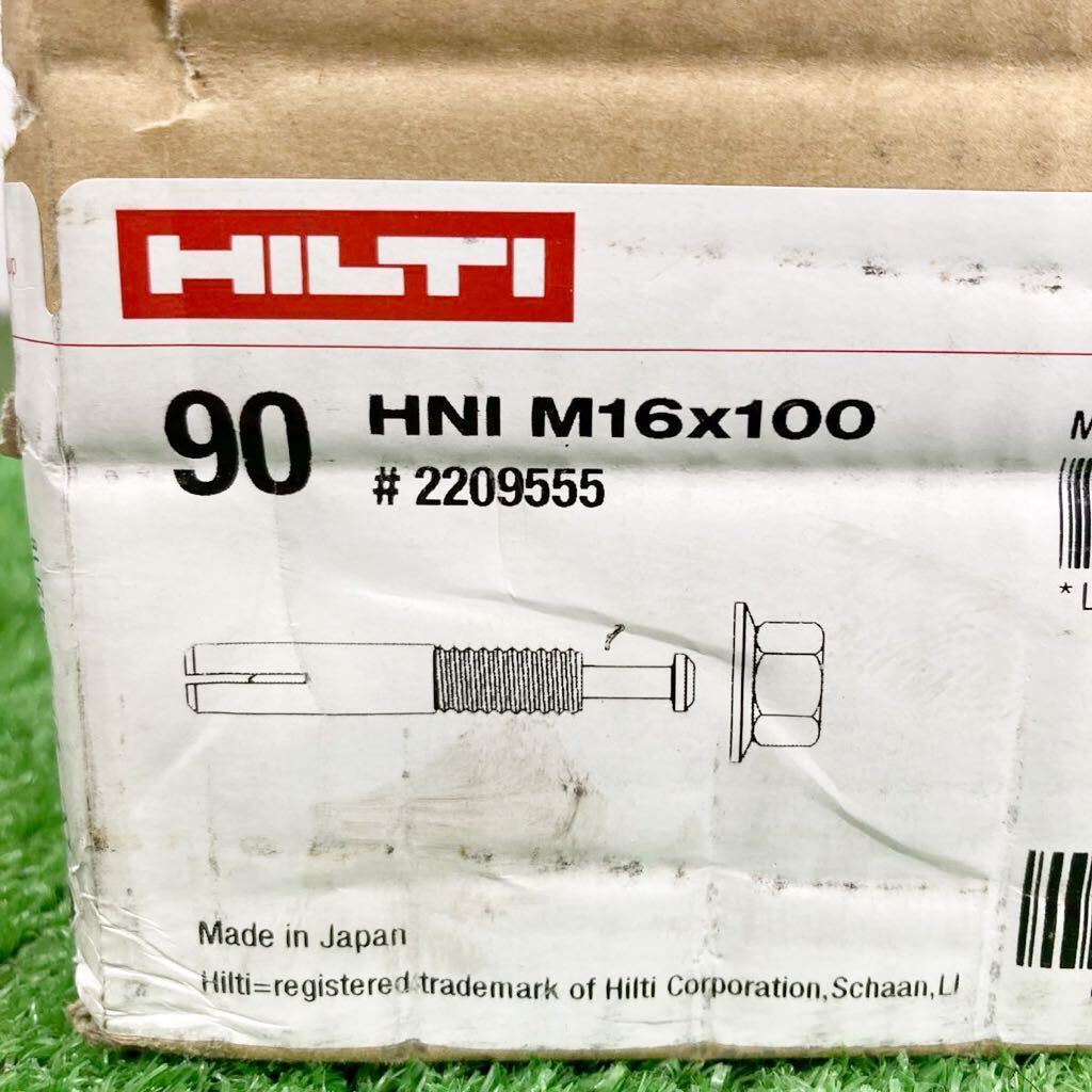 未使用 HILTIヒルティ スチール製 アンカー HNI М16×100 15本×6箱 ※合計90本セット ウェッジ アンカー ボルト 領収書 即決 2825_画像2