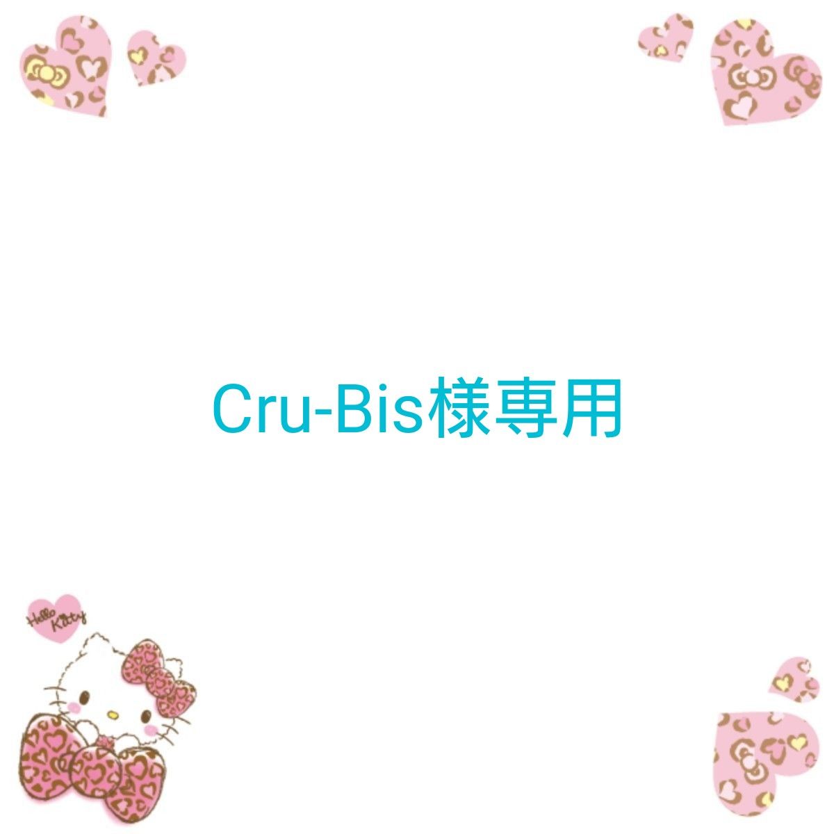 【Cru-Bis様専用】