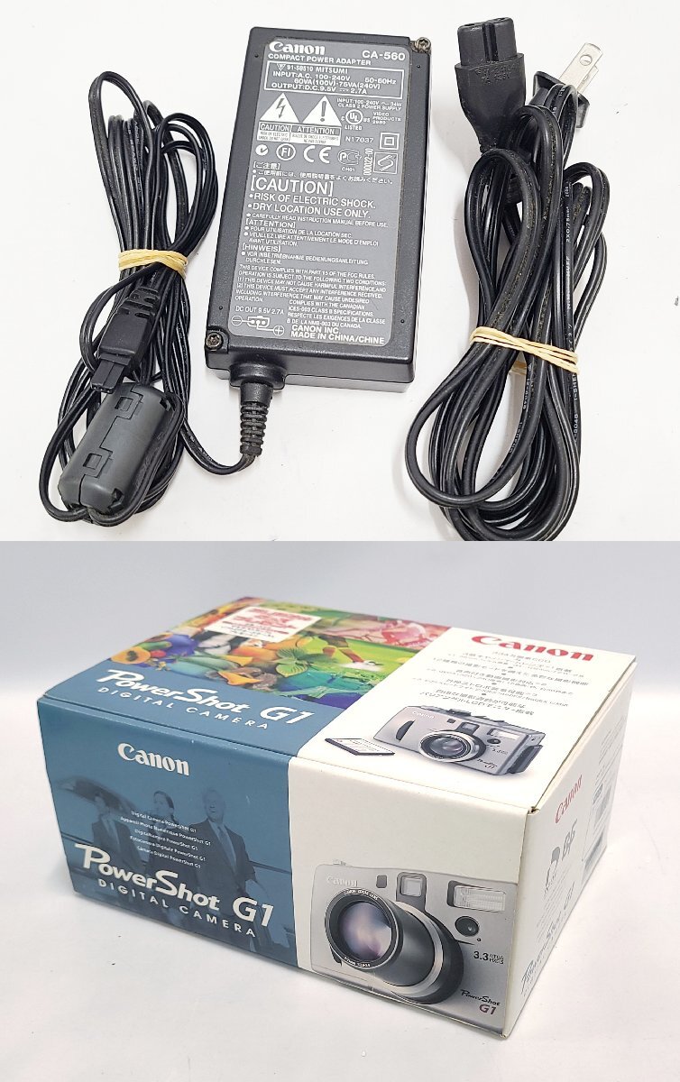 Canon Power Shot G1 キャノン パワーショット コンパクトデジタルカメラ 通電OK 現状品 元箱付き M374OAの画像7