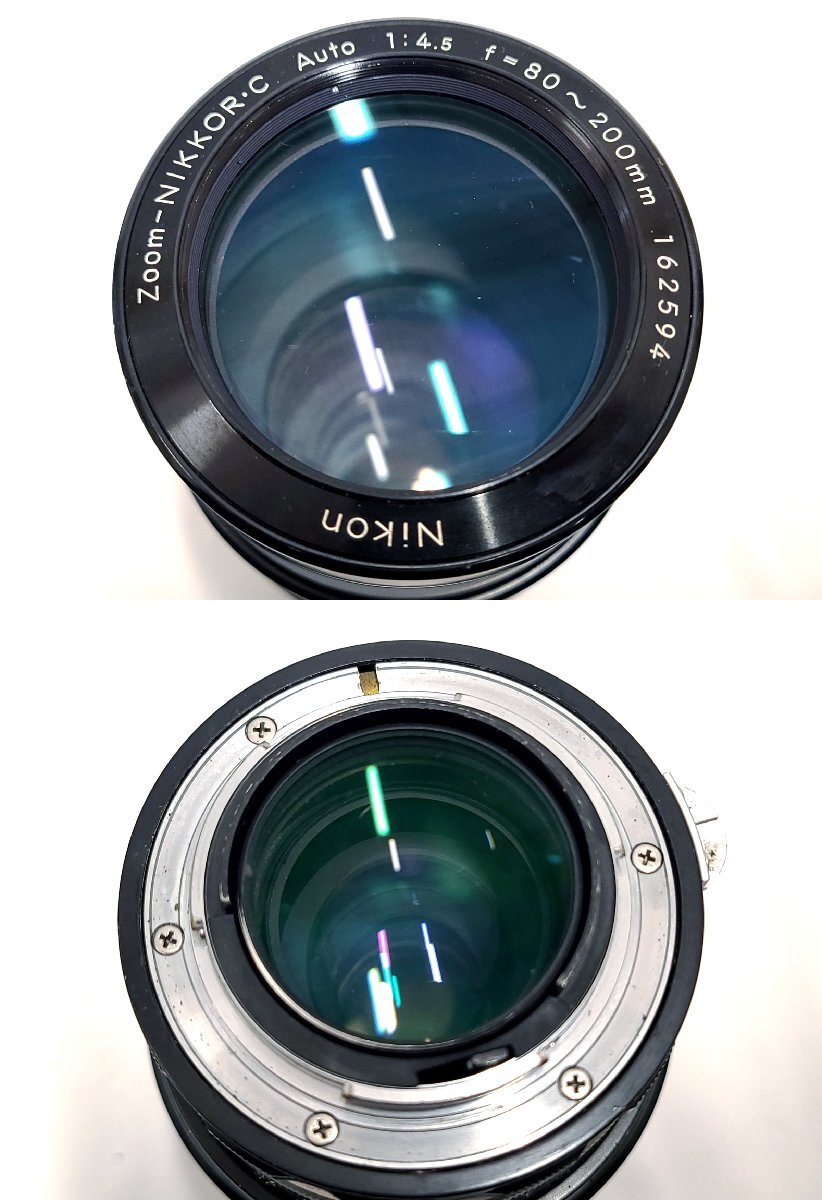 Nikon ニコン NIKKOR-N Auto 1:2.8 24mm Zoom-NIKKOR・C Auto 1:4.5 80-200mm M2 接写リング HN-1 フード カメラレンズ M493N_画像4