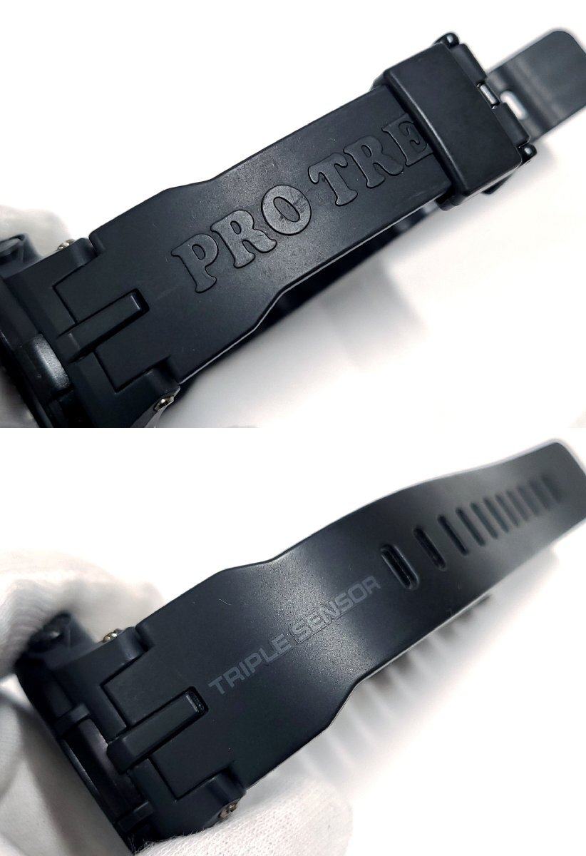 CASIO カシオ PRO TREK プロトレック PRW-3000 タフソーラー 電波ソーラー メンズ 腕時計 稼働品 M331OFの画像5