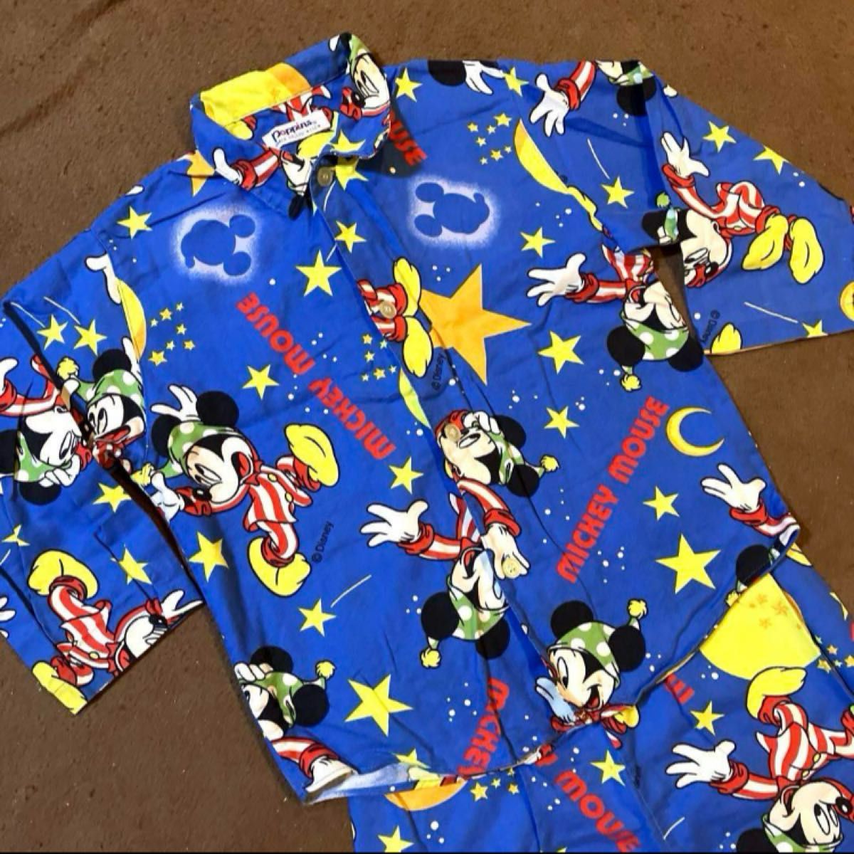 POPPINS Disney ミッキーマウス　パジャマ　セットアップ　kids