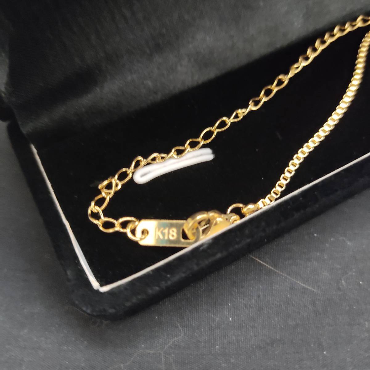1円スタート ロングチェーン ネックレス 18K Gold Plated 18KGP 鍍金 ゴールド necklace 40＋5cm レディース メンズ ユニセックス 320の画像2