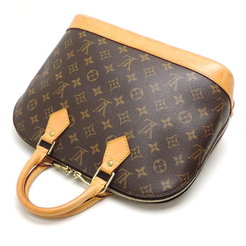 ［飯能本店］LOUIS VUITTON LV ルイ・ヴィトン アルマ M51130 (廃番) ハンドバッグ モノグラム エベヌ (ブラウン系) レディース DH81008_画像4