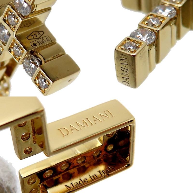 ［銀座店］Damiani ダミアーニ ベルエポック クロス XS ダイヤモンド ネックレス 750イエローゴールド 20083491 DH80965_画像5