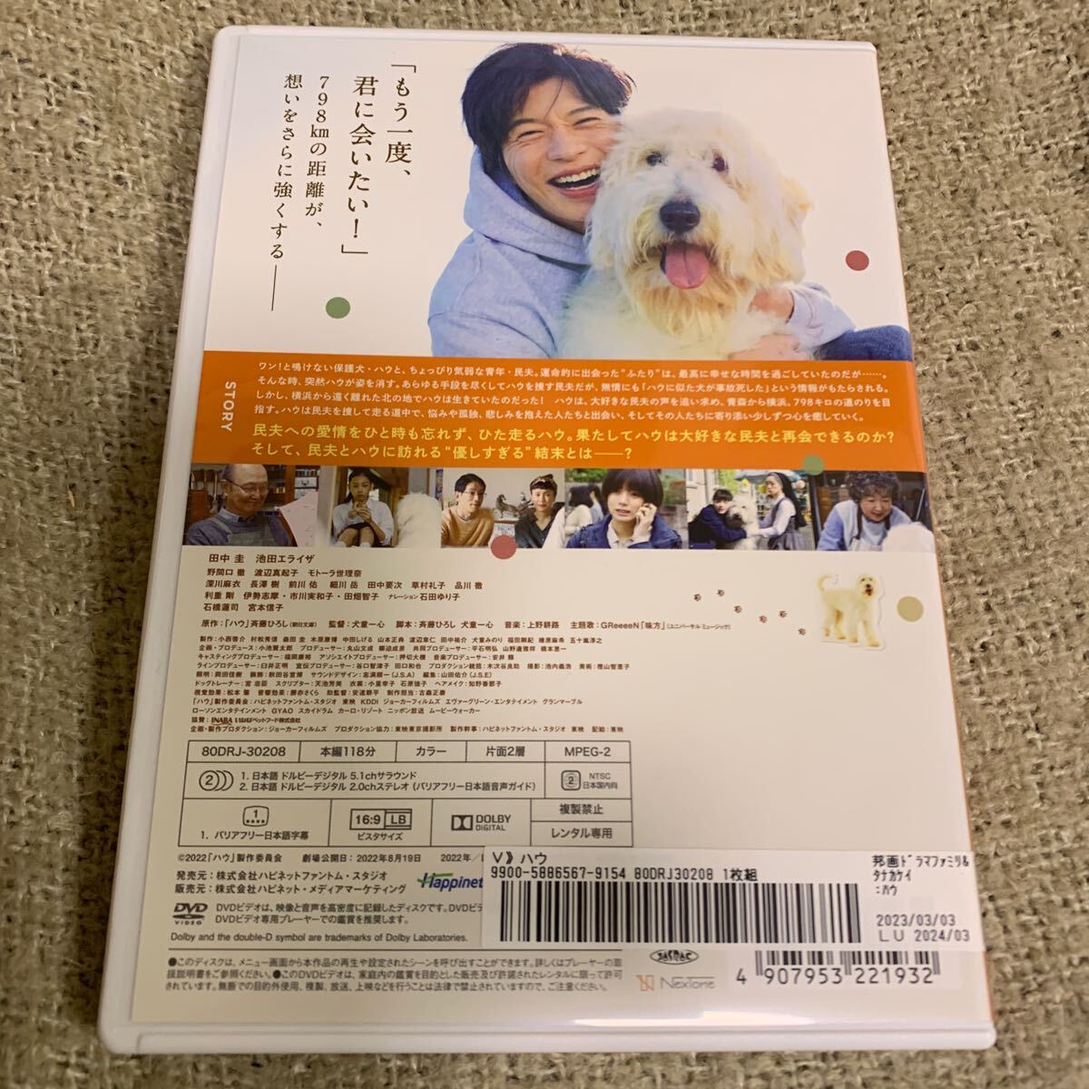 【新品ケースに交換済み・送料無料】　ハウ　how DVD レンタル落ち 田中圭　池田エライザ_画像2