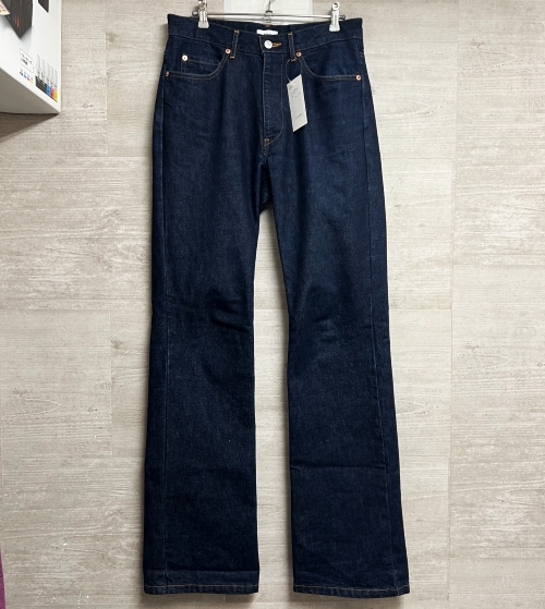 ALLEGE アレッジ 21SS FLARE ONE WASH DENIM PANTS インディゴ系 【中目黒B05】_画像1