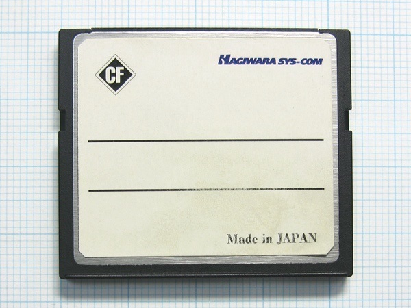 *HAGIWARA SYS-COM CompactFlash 4MB used * postage 63 jpy ~