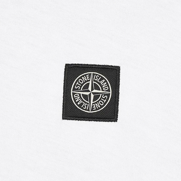 送料無料 12 STONE ISLAND ストーンアイランド 801524113 A0001 ホワイト Tシャツ カットソー 半袖 size M