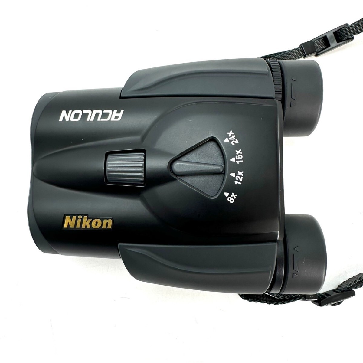 KA*1 jpy ~ binoculars Nikon Nikon ACULON T11 8-24×25 4.6° at 8x ZOOM strap lens cap case attaching 
